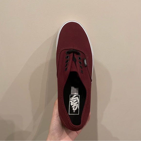 Red /Maroon Unisex Authentic Vans - Picture 6 of 7